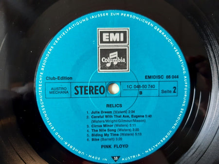 Pink Floyd : Relics (LP, Comp, Club)