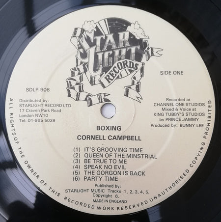 Cornell Campbell : Boxing (LP, Album)