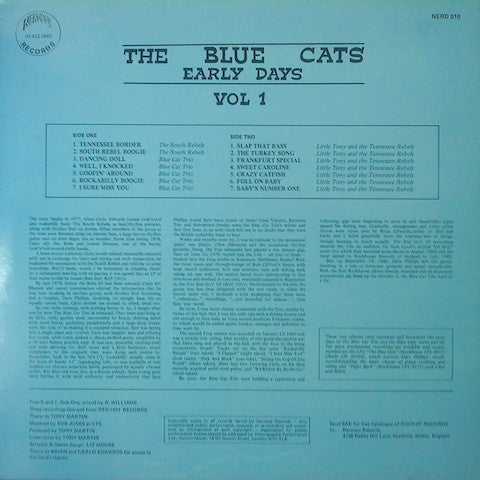 Blue Cats : Early Days Vol. 1 (LP, Album)