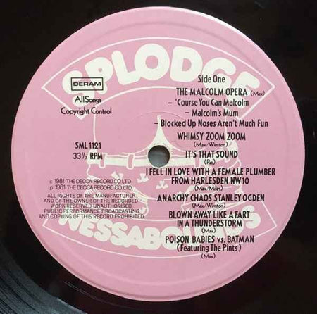 Splodgenessabounds - Splodgenessabounds (LP) (Near Mint (NM or M-))