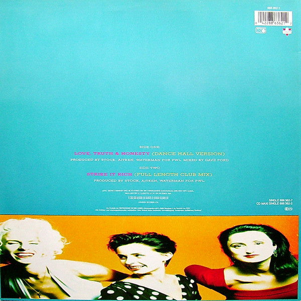 Bananarama : Love, Truth & Honesty (12", Maxi)