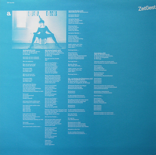 ZeitGeist (4) : ZeitGeist (LP, Album)