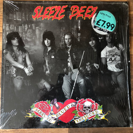 Sleeze Beez : Screwed Blued & Tattooed (LP, Album)