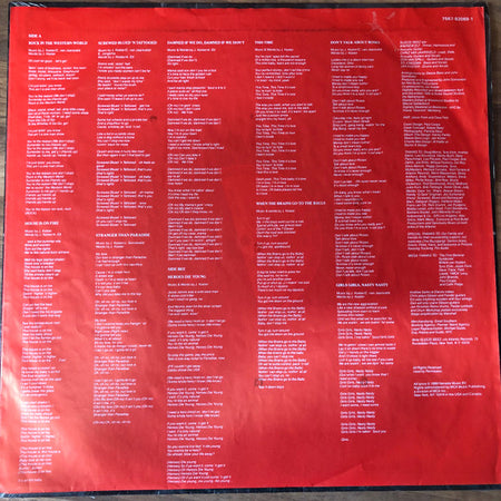 Sleeze Beez : Screwed Blued & Tattooed (LP, Album)