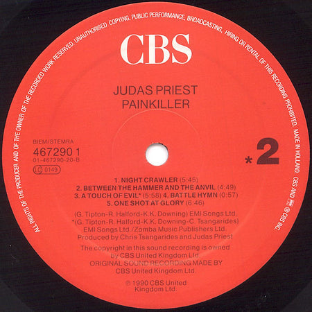 Judas Priest : Painkiller (LP, Album)