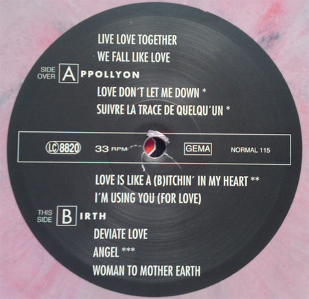 Christian Death : All The Love All The Hate (Part One: All The Love) (LP, Album, Ltd, Pin)
