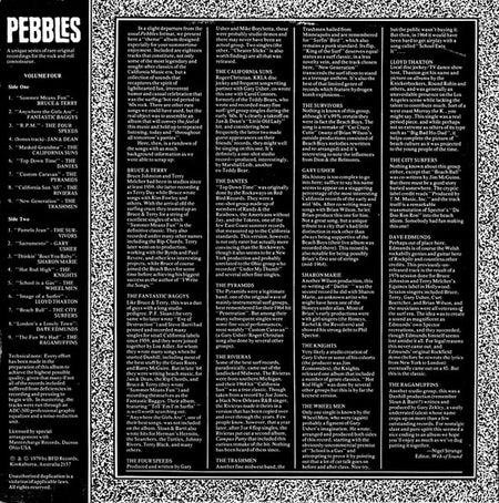 Various : Pebbles Volume 4 "Summer Means Fun!" (LP, Comp, Unofficial)