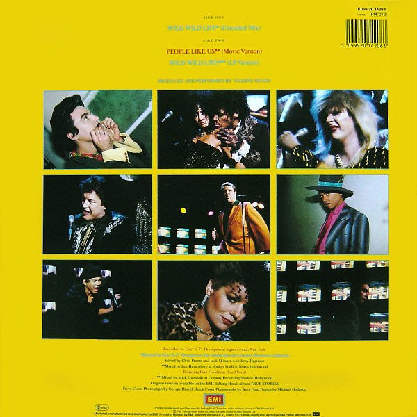 Talking Heads : Wild Wild Life (12", Single)
