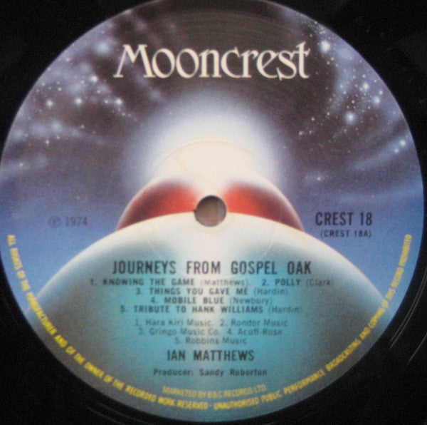 Iain Matthews : Journeys From Gospel Oak (LP, Album)