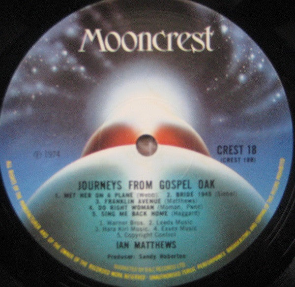 Iain Matthews : Journeys From Gospel Oak (LP, Album)