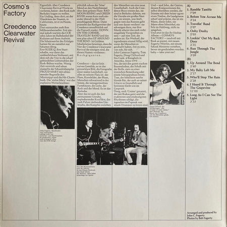 Creedence Clearwater Revival : Cosmo's Factory (LP, Album, RP)