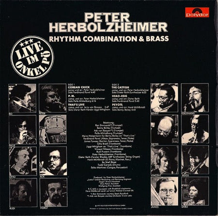 Peter Herbolzheimer Rhythm Combination & Brass : Live Im Onkel Pö (LP, Album)