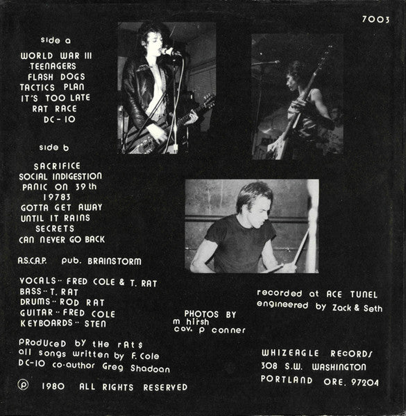 The Rats (5) : The Rats (LP, Album)