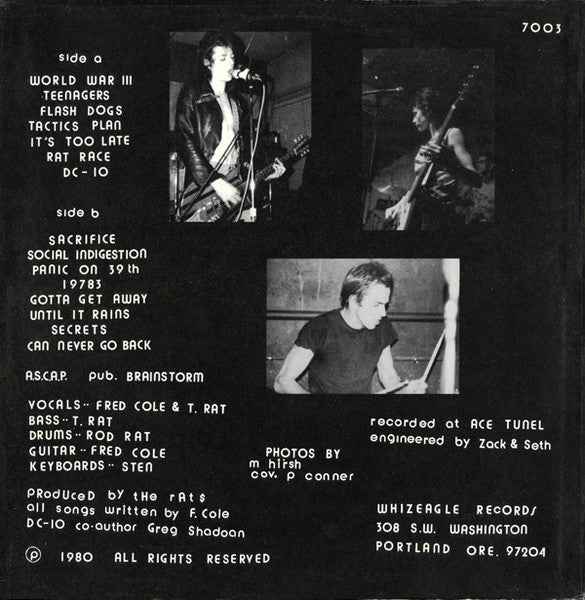The Rats  - The Rats (LP) (Near Mint (NM or M-))