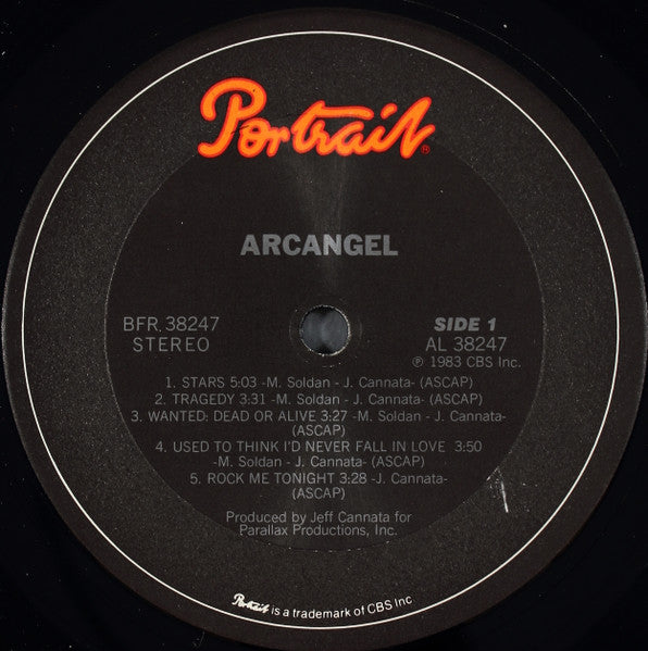Arc Angel (2) : Arc Angel (LP, Album, Car)