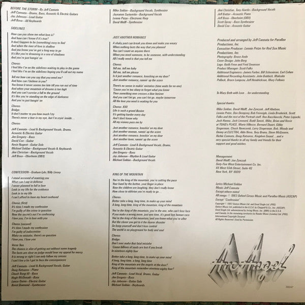 Arc Angel (2) : Arc Angel (LP, Album, Car)