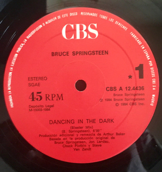 Bruce Springsteen : Dancing In The Dark (12", Maxi, RP)