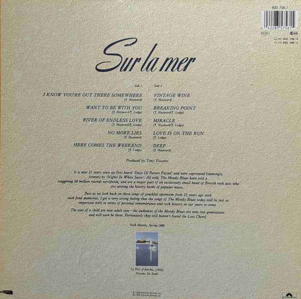 The Moody Blues Sur La Mer (LP) (Near Mint (NM Or M ))