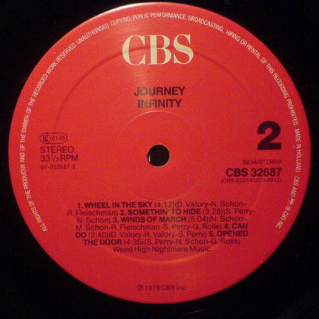 Journey : Infinity (LP, Album, RE)