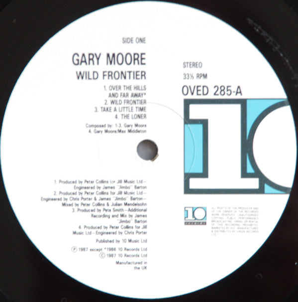 Gary Moore : Wild Frontier (LP, Album, RE)