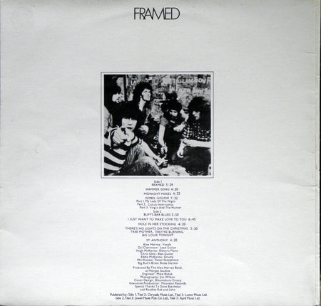 The Sensational Alex Harvey Band : Framed (LP, Album, RP, Gat)