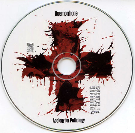 Haemorrhage : Apology For Pathology (CD, Album, Enh)
