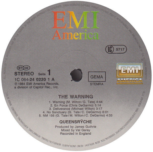 Queensrÿche : The Warning (LP, Album)