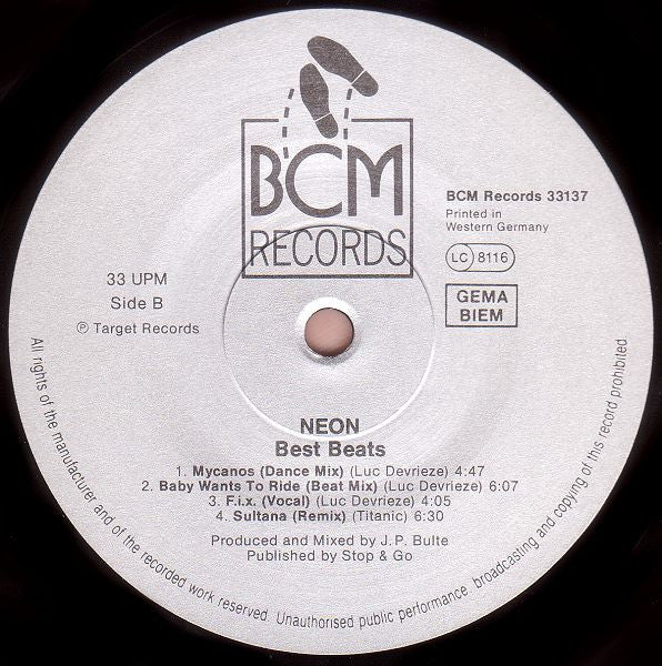 Neon : Best Beats (The Singles Collection) (LP, Album)