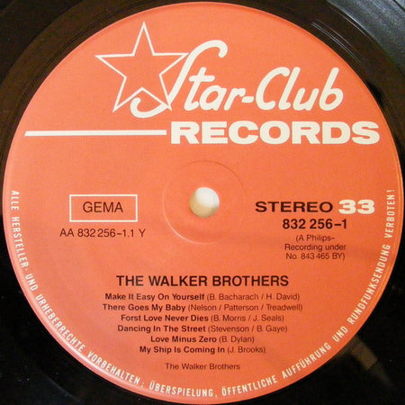The Walker Brothers : The Walker Brothers (LP, Album, RE)