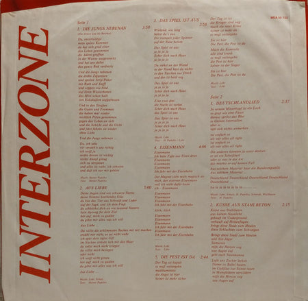 Interzone (2) : Aus Liebe (LP, Album)
