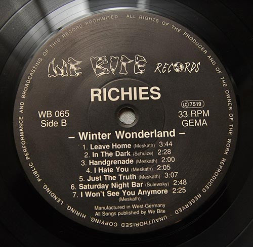 Richies : Winter Wonderland (LP, Album)