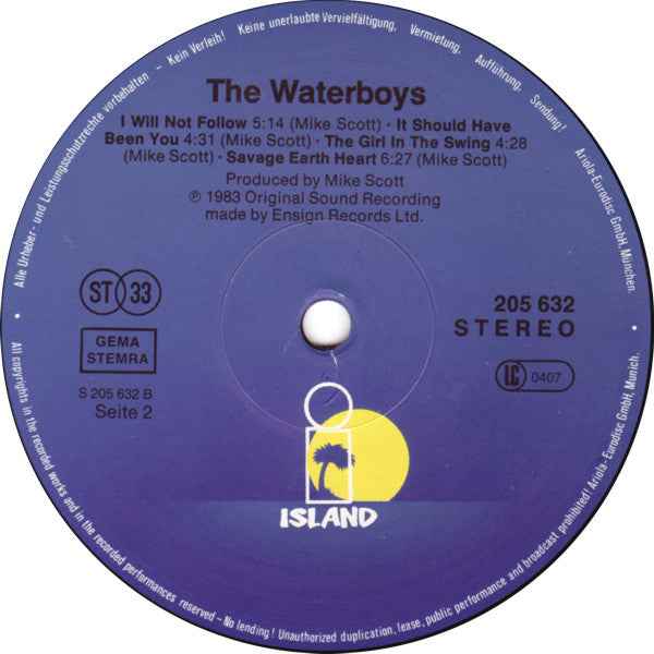 The Waterboys The Waterboys (LP) (Near Mint (NM Or M ))