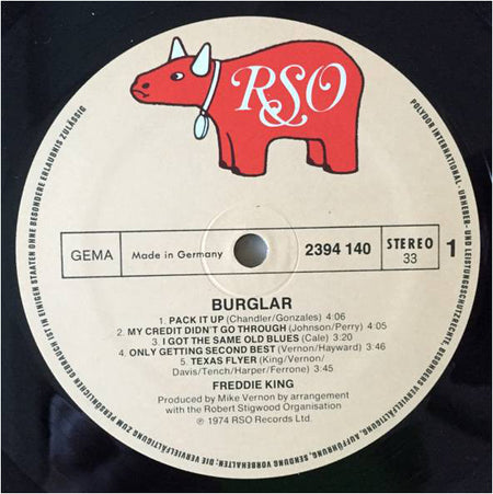 Freddie King : Burglar (LP, Album)