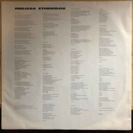 Melissa Etheridge Melissa Etheridge (LP) (Near Mint (NM Or M ))