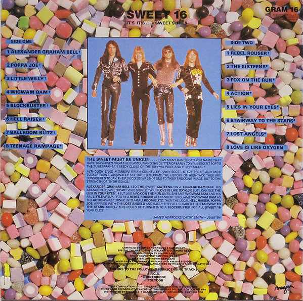 The Sweet - Sweet 16: It's It's....Sweet's Hits (LP) (Near Mint (NM or M-))