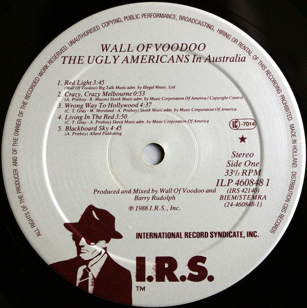 Wall Of Voodoo : The Ugly Americans In Australia (LP, Album)