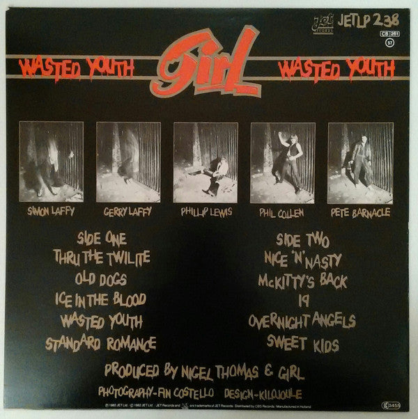 Girl (2) : Wasted Youth (LP, Album)