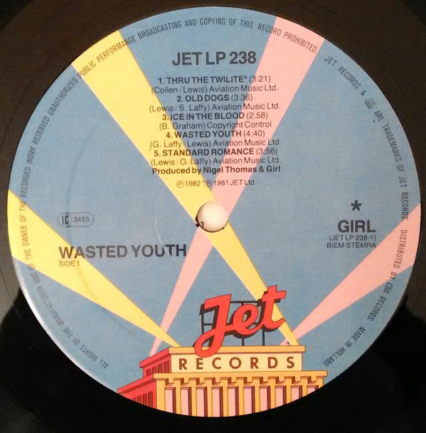 Girl (2) : Wasted Youth (LP, Album)