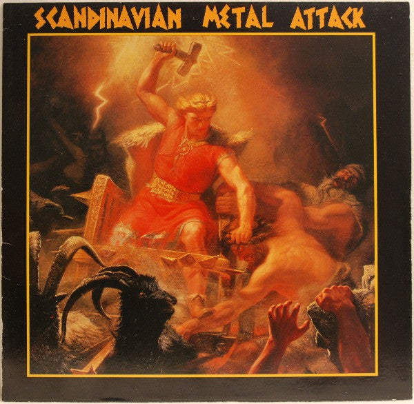 Various : Scandinavian Metal Attack (LP, Comp)