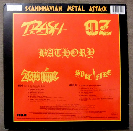 Various : Scandinavian Metal Attack (LP, Comp)
