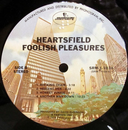 Heartsfield : Foolish Pleasures (LP, Album, Ter)
