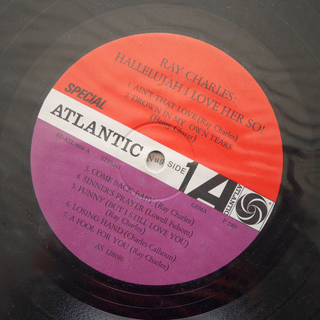 Ray Charles : Hallelujah I Love Her So (LP, Comp, RE)
