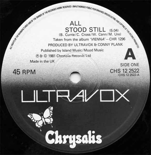 Ultravox - All Stood Still (12") (Near Mint (NM or M-))