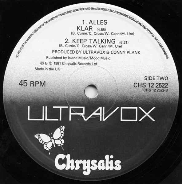 Ultravox - All Stood Still (12") (Near Mint (NM or M-))