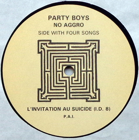 Party Boys (2) : No Aggro (LP, Album)