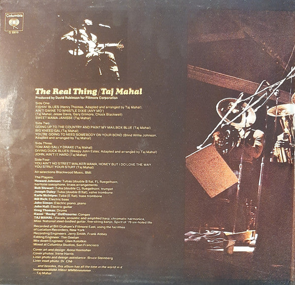Taj Mahal : The Real Thing (2xLP, RE, Gat)