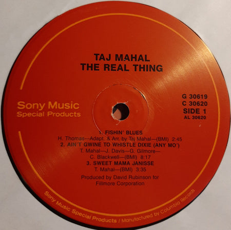 Taj Mahal : The Real Thing (2xLP, RE, Gat)