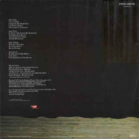 Eric Clapton Just One Night (2xLP) (Very Good Plus (VG+))