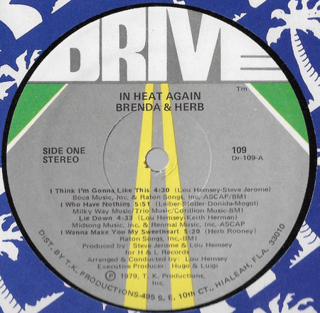 Brenda & Herb : In Heat Again (LP, Album)