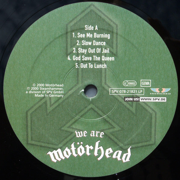 Motörhead : We Are Motörhead (LP, Album)